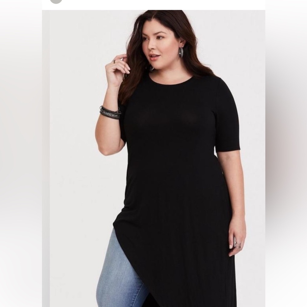 2 pc bundle Torrid NWT Super Soft Side Knot TUNICS $78  Sz 0/12  Wine and Grey